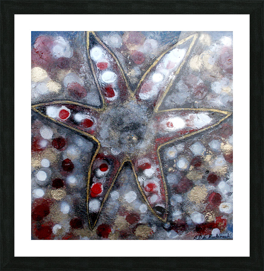 Oeuvre abstraite Picture Frame print