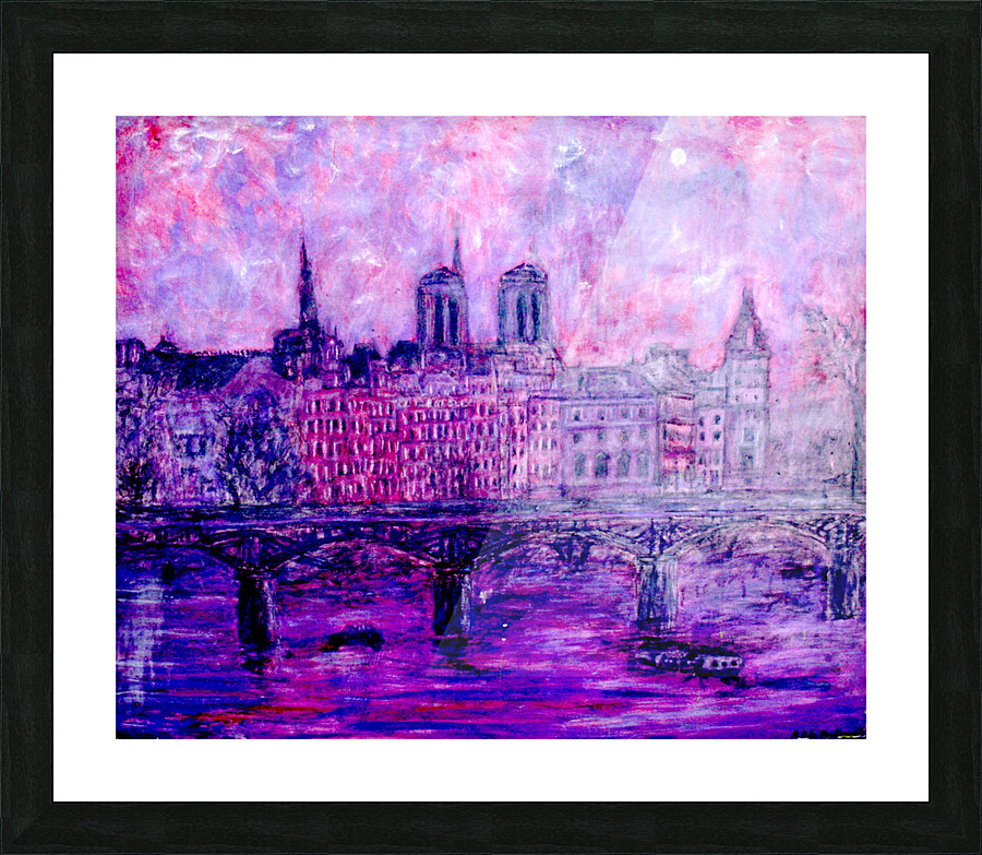 Vue de Paris Picture Frame print