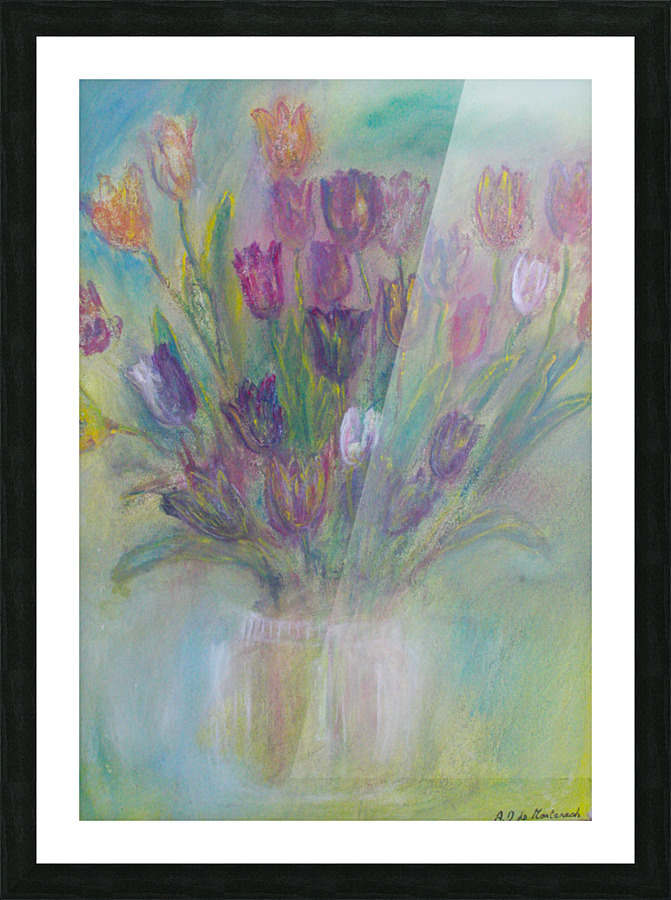 Tulipes Picture Frame print