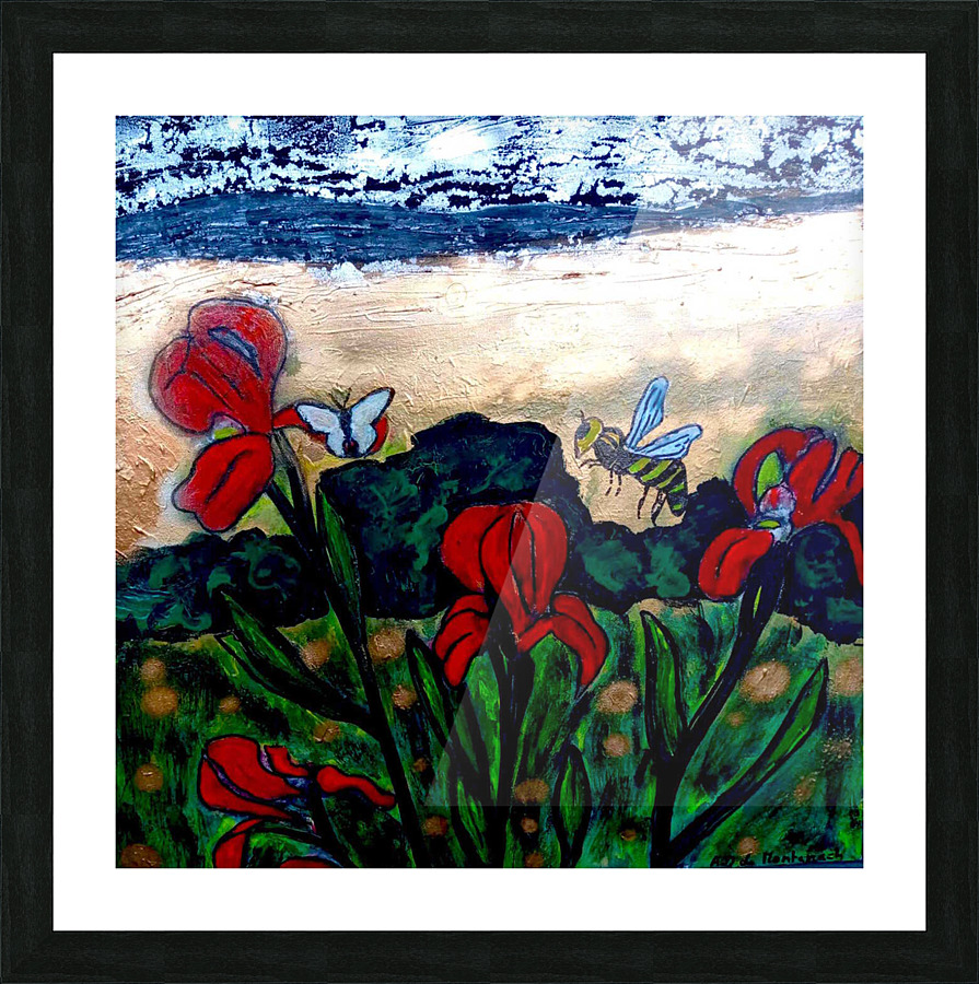 Iris Picture Frame print