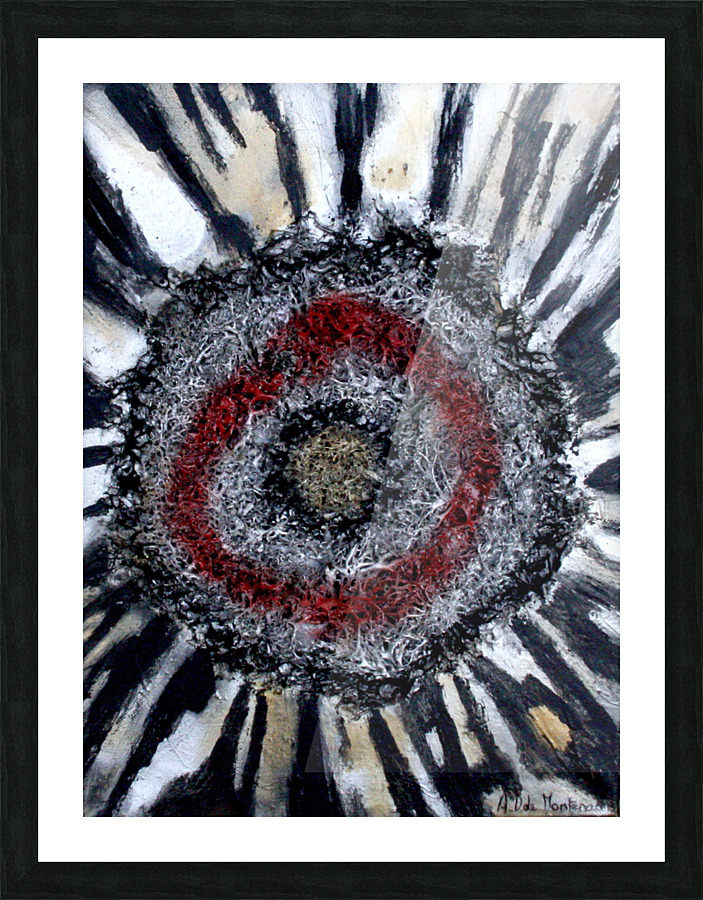 Oeuvre abstraite Picture Frame print