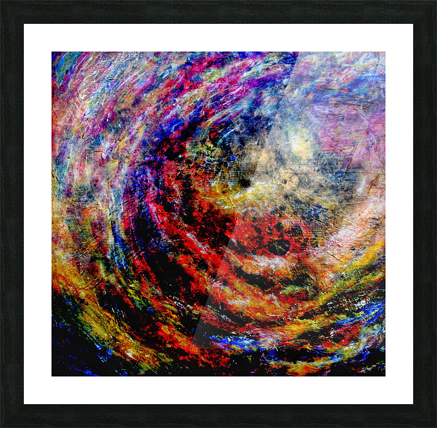 Oeuvre abstraite Picture Frame print