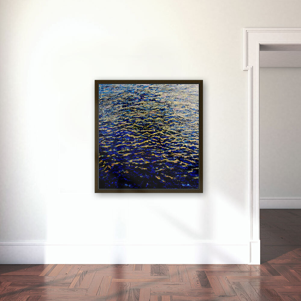Reflets deau plus sombre Reproduction