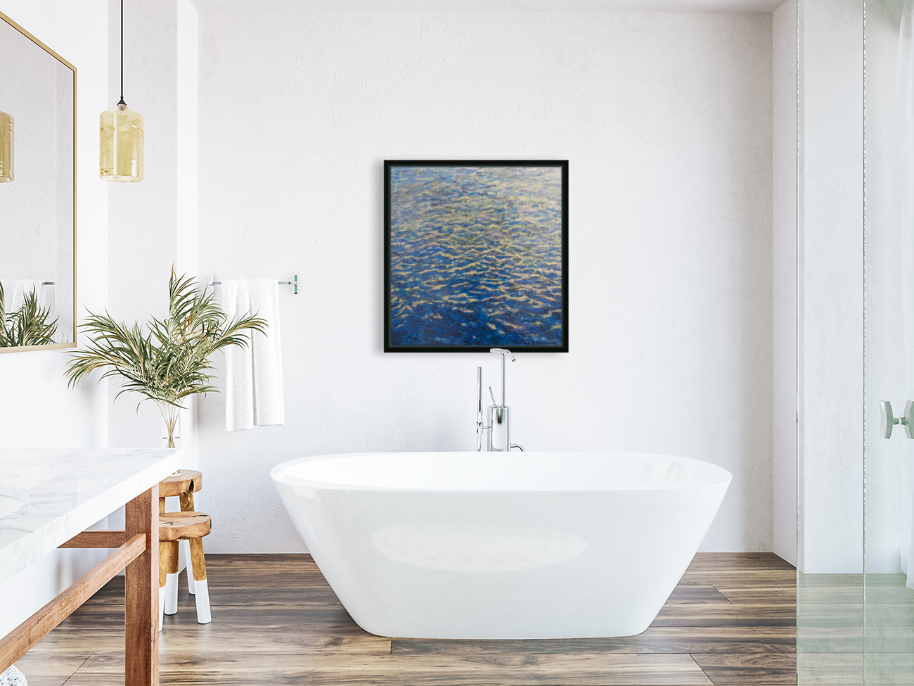 Reflets deau Reproduction