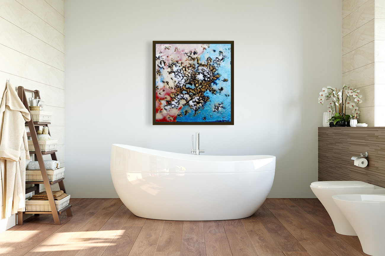 Oeuvre abstraite Reproduction