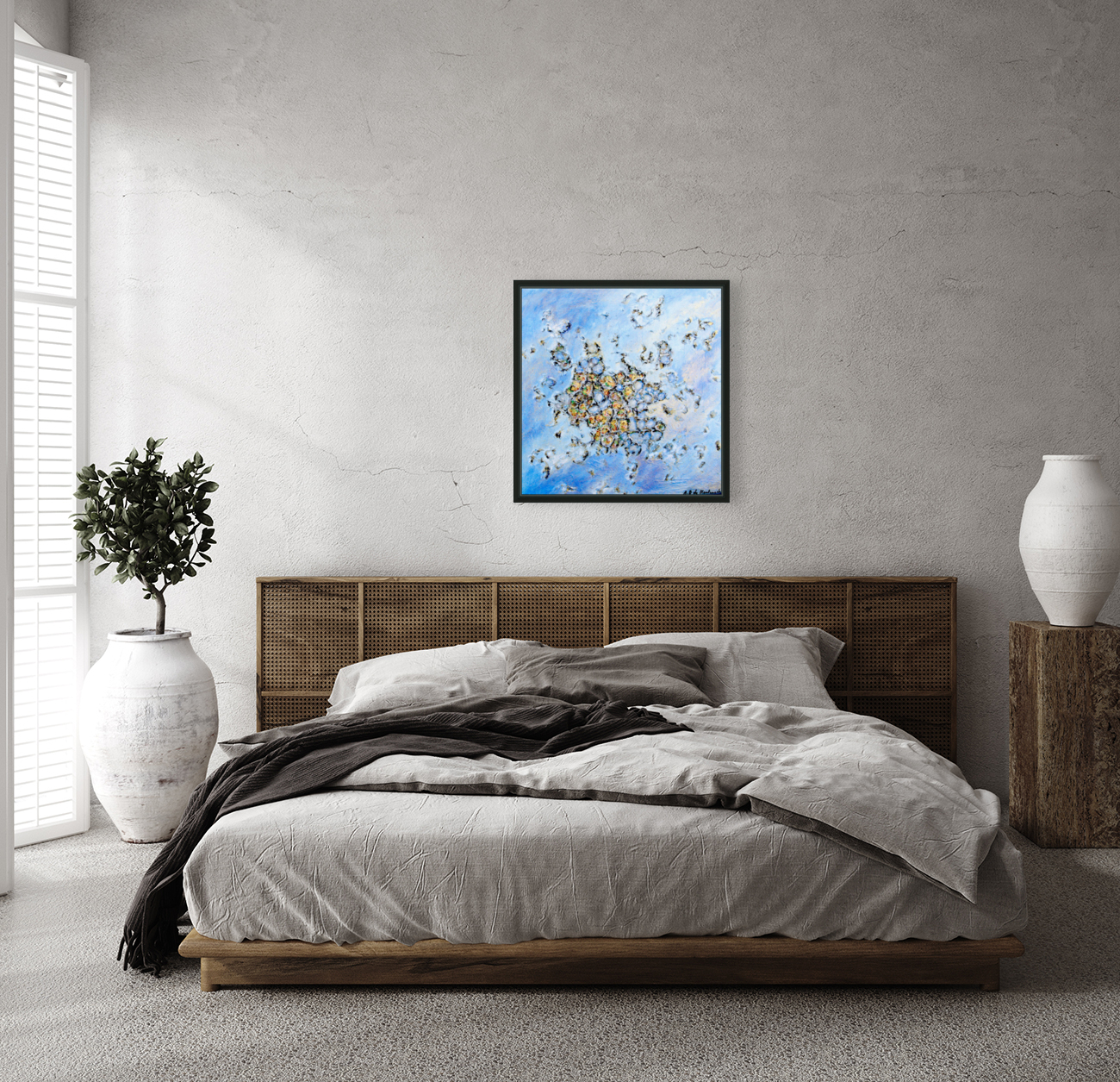Oeuvre abstraite Reproduction