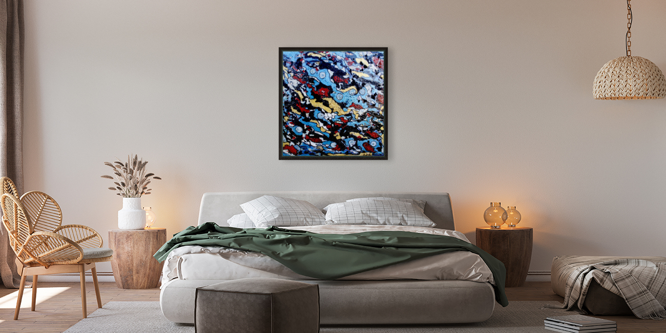 Oeuvre abstraite Reproduction