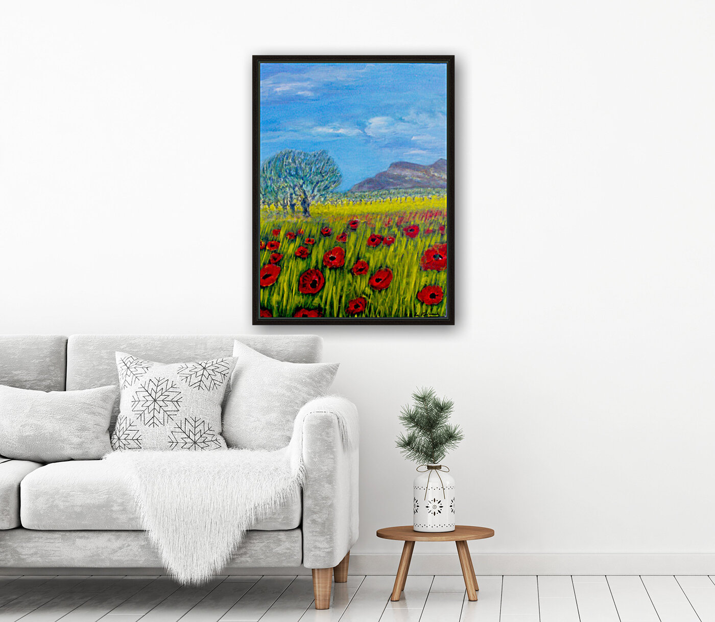Paysage provencale Reproduction