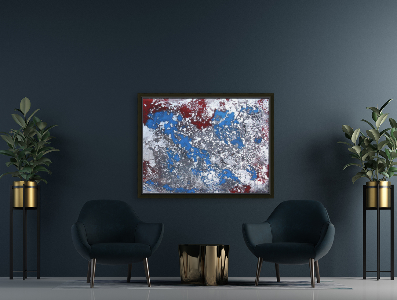 Oeuvre abstraite Reproduction