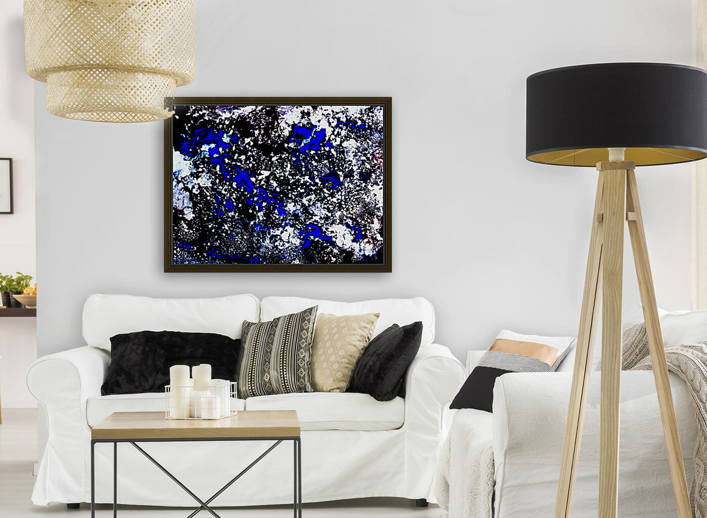 Oeuvre abstraite Reproduction