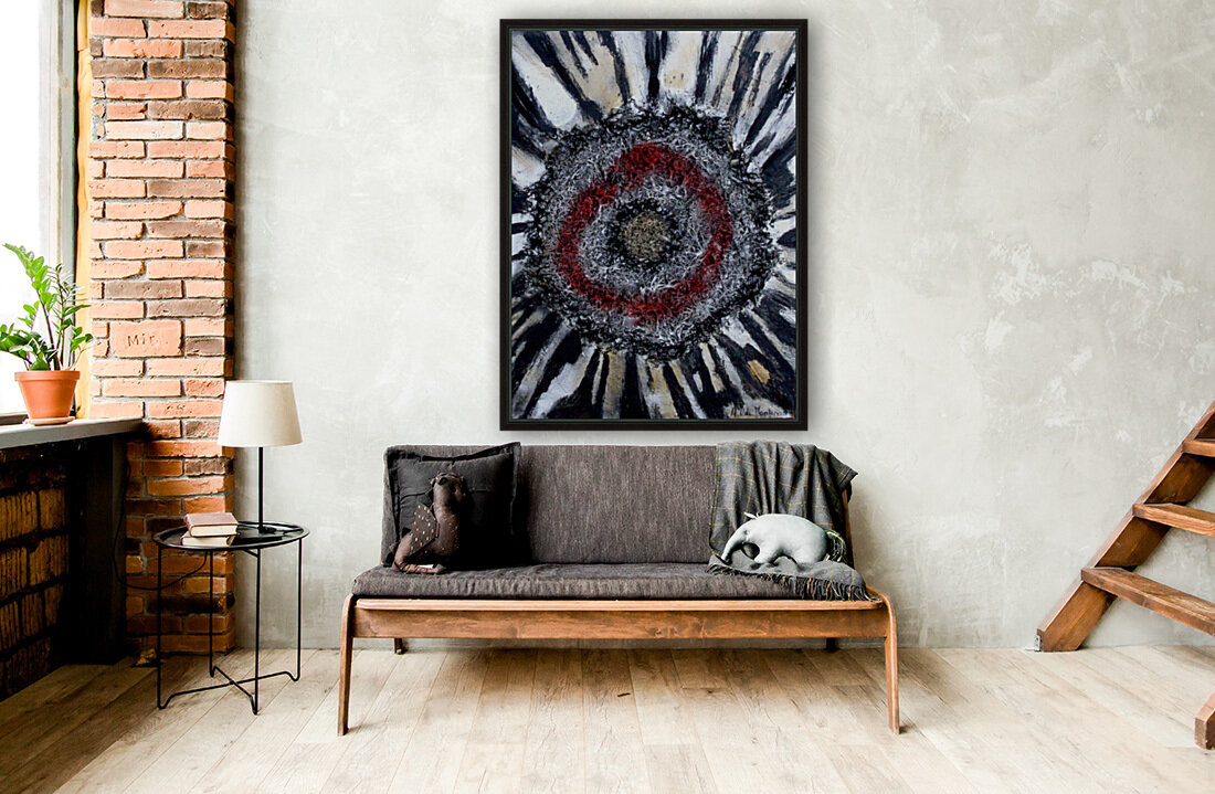 Oeuvre abstraite Reproduction