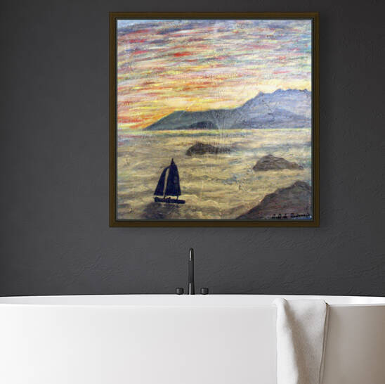 Bord de mer Reproduction