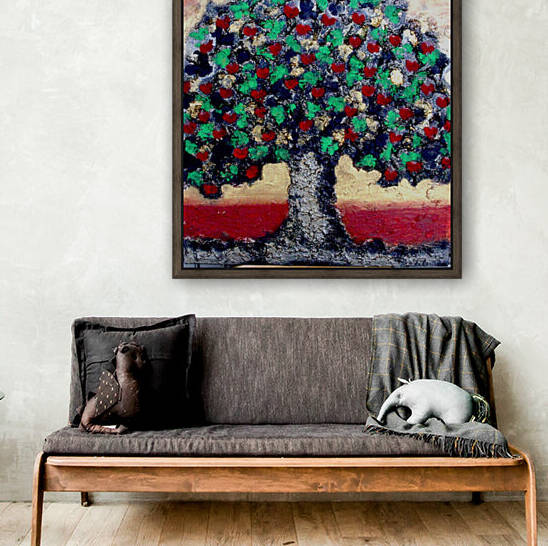 Arbre avec pommes by Anneda