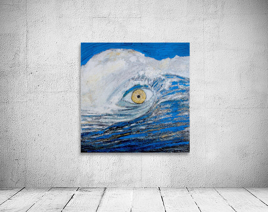 Vague avec oeil Wall Preview