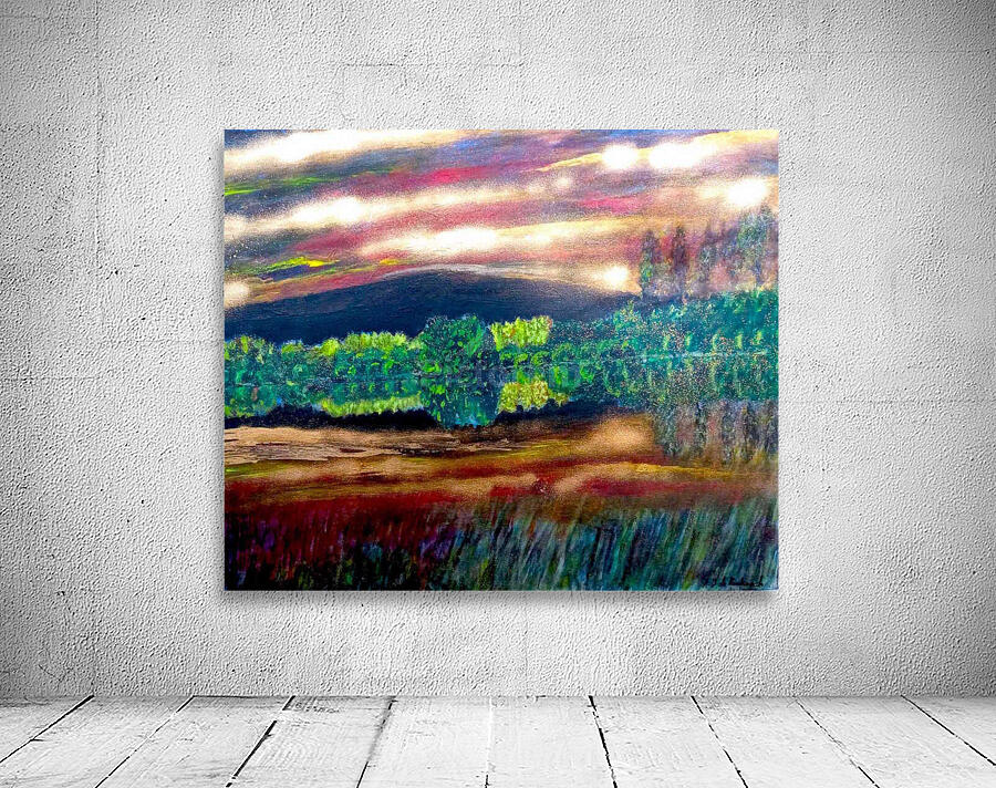 Lac avec reflets Wall Preview