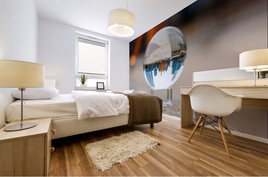 MKE Glass Ball Reflections Mural print
