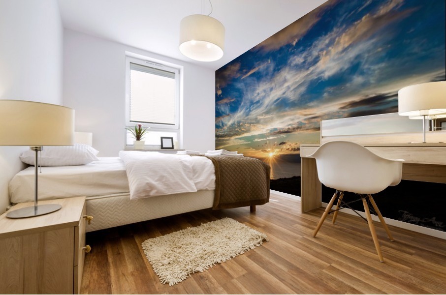 San Diego Sunset Mural print