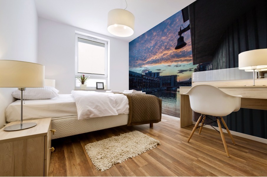 Milwaukee Sunset II Mural print