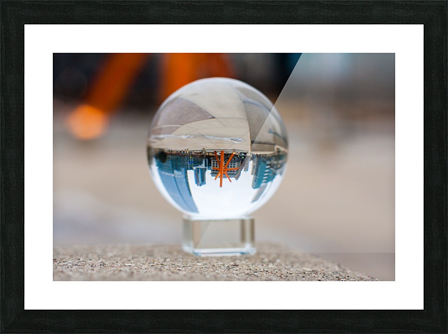 MKE Glass Ball Reflections Picture Frame print