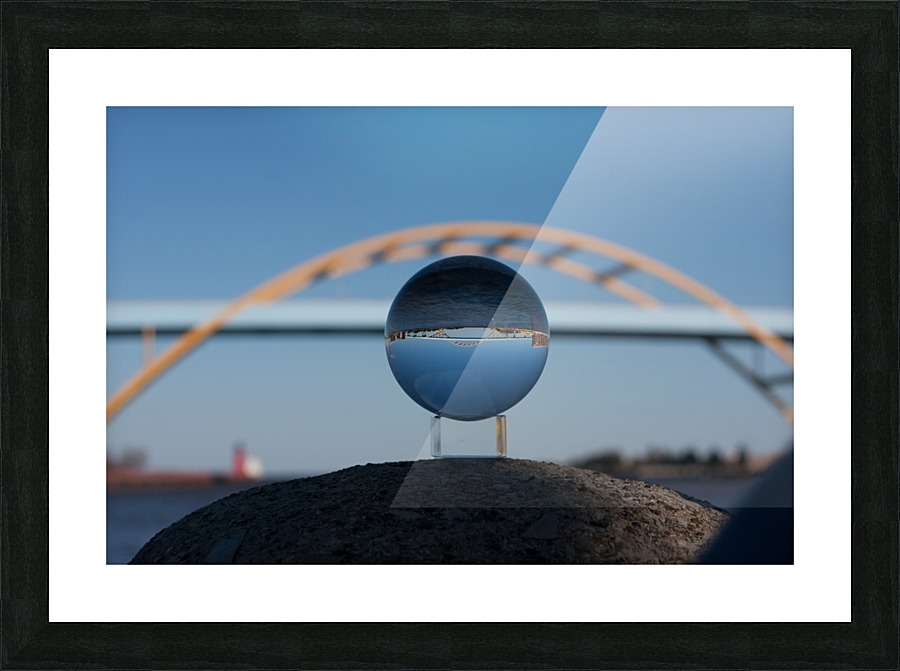MKE Glass Ball Reflections Picture Frame print