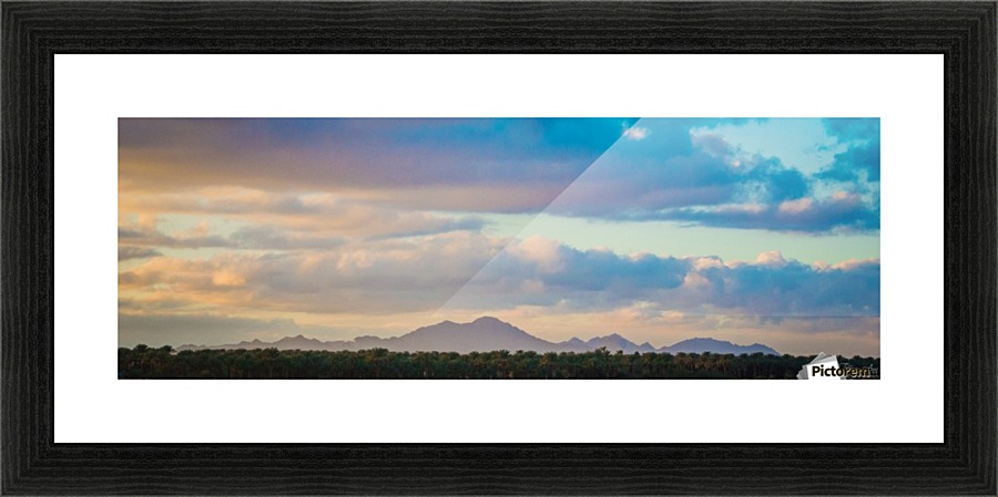 Arizona Mountain Range Picture Frame print