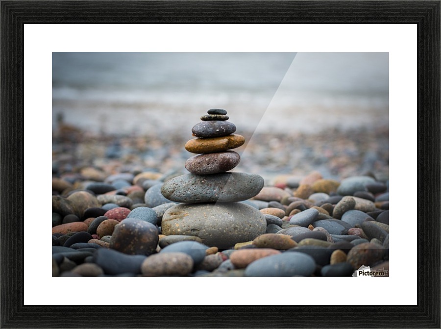 Zen Centered Picture Frame print