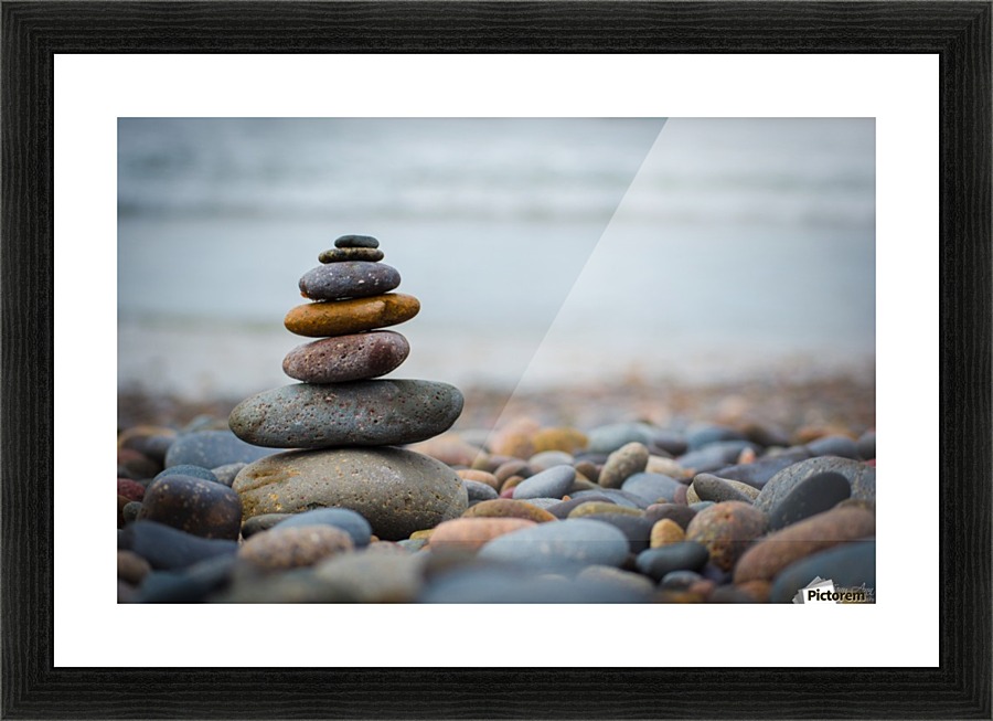 Zen Balance Picture Frame print