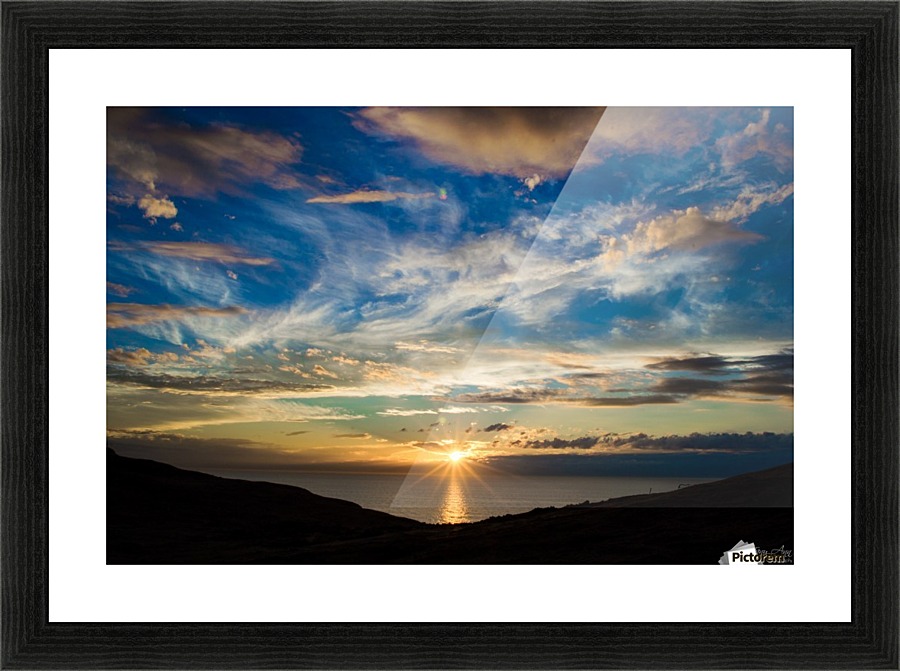 San Diego Sunset Picture Frame print
