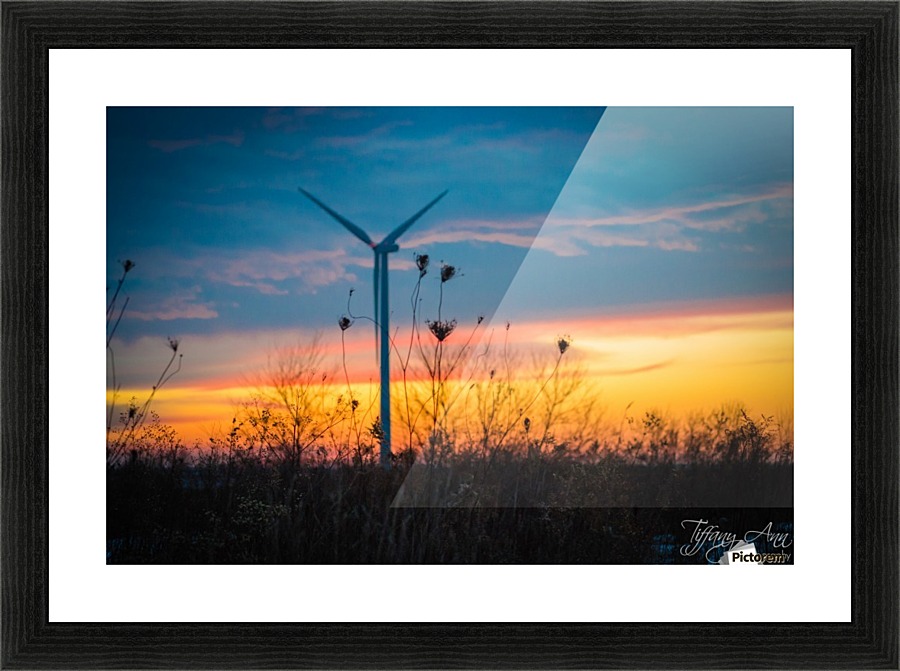 Watching the Sunset Together Picture Frame print
