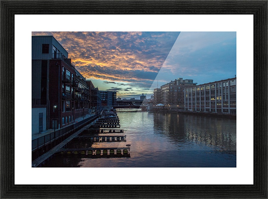 Milwaukee Sunset I Picture Frame print