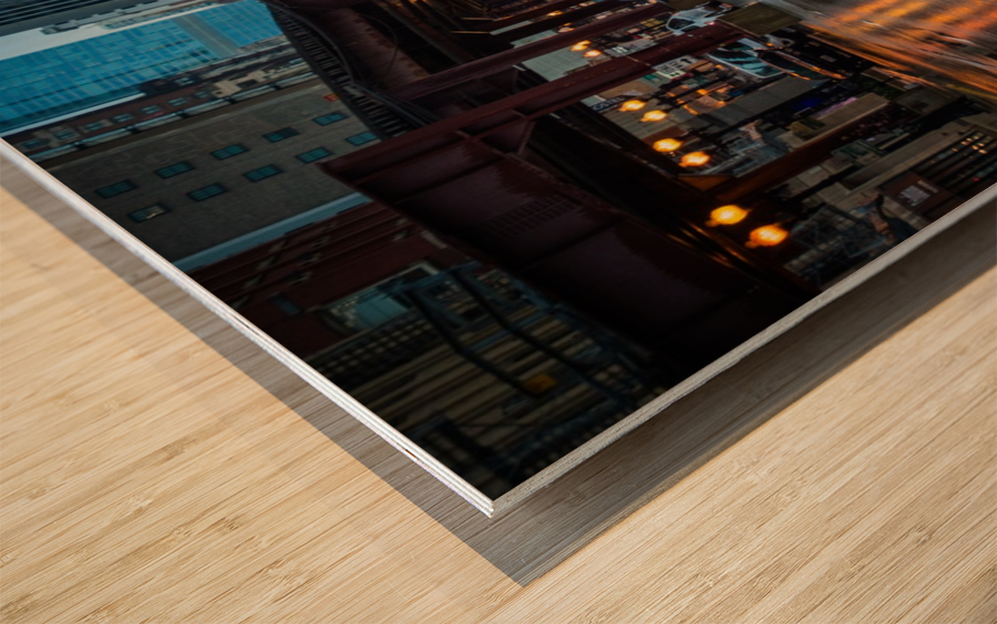 Chicago My Love Wood print