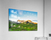 Iceland-White Peaks Acrylic Print