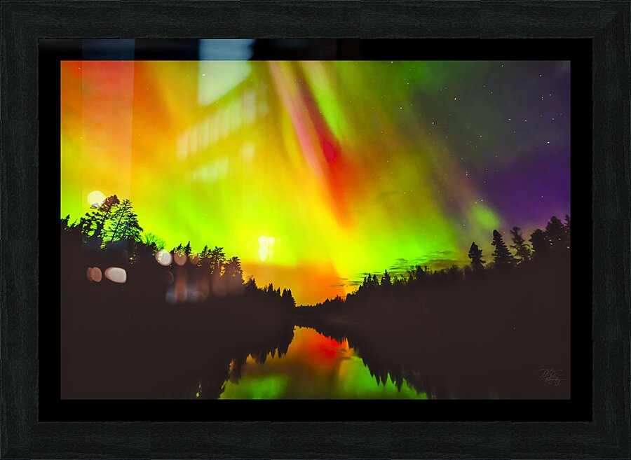 Northern Lights Picture Frame print