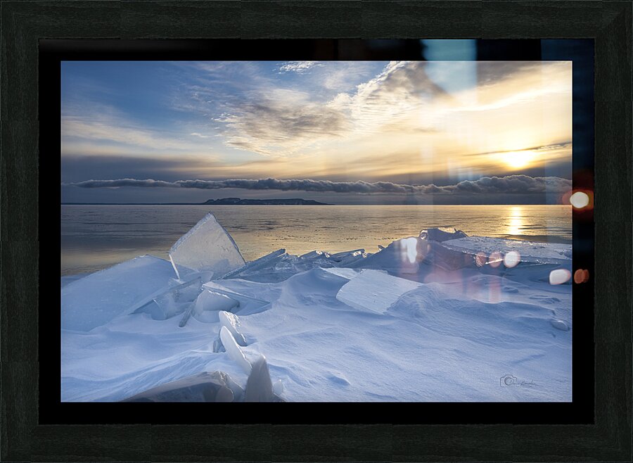Ice and Snow Picture Frame print