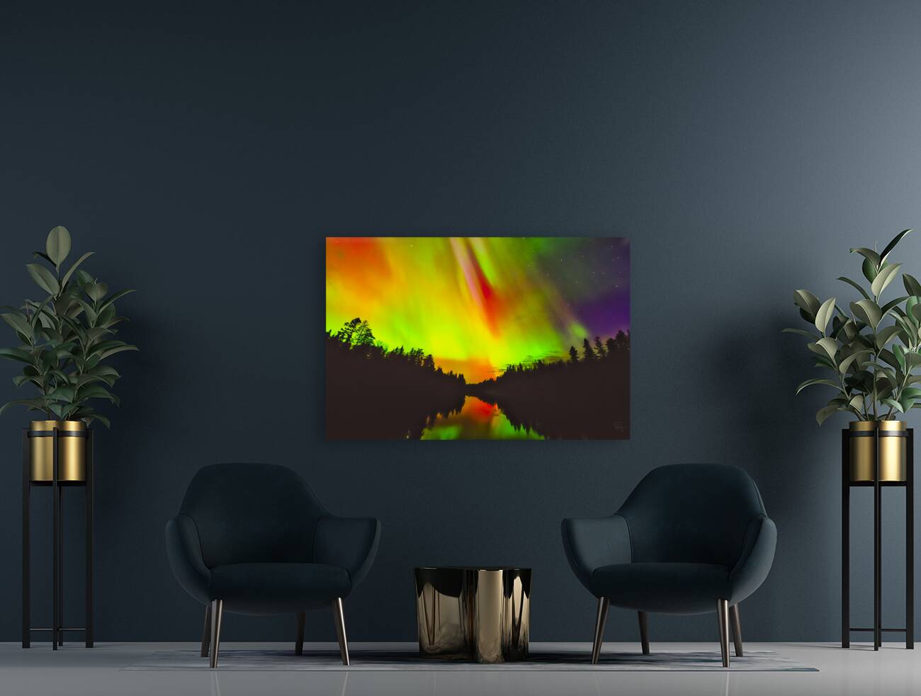 Northern Lights Reproduction