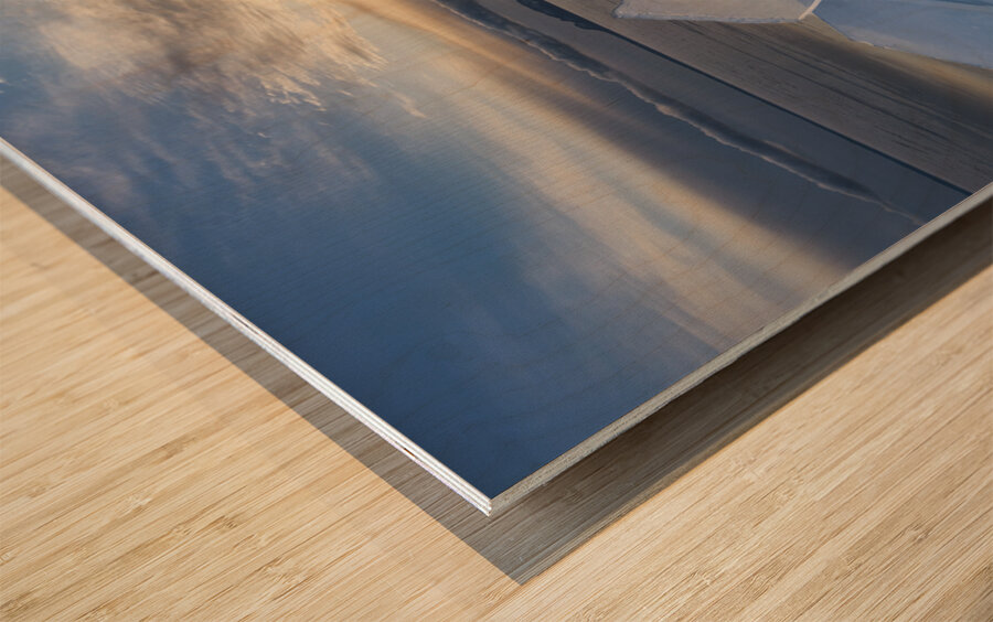 Ice and Snow Wood print