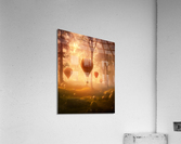Orange forest Acrylic Print
