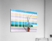 Striped wall Acrylic Print