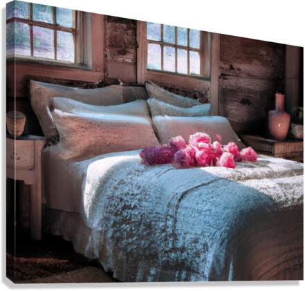 Romantic bedroom Canvas Print