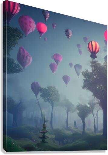 High in the sky Canvas Print