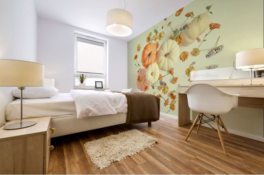 Floating pumpkin I  Mural print
