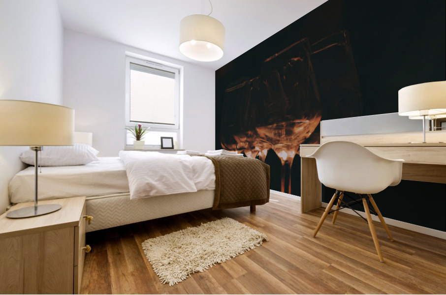 Seeing double II  Mural print