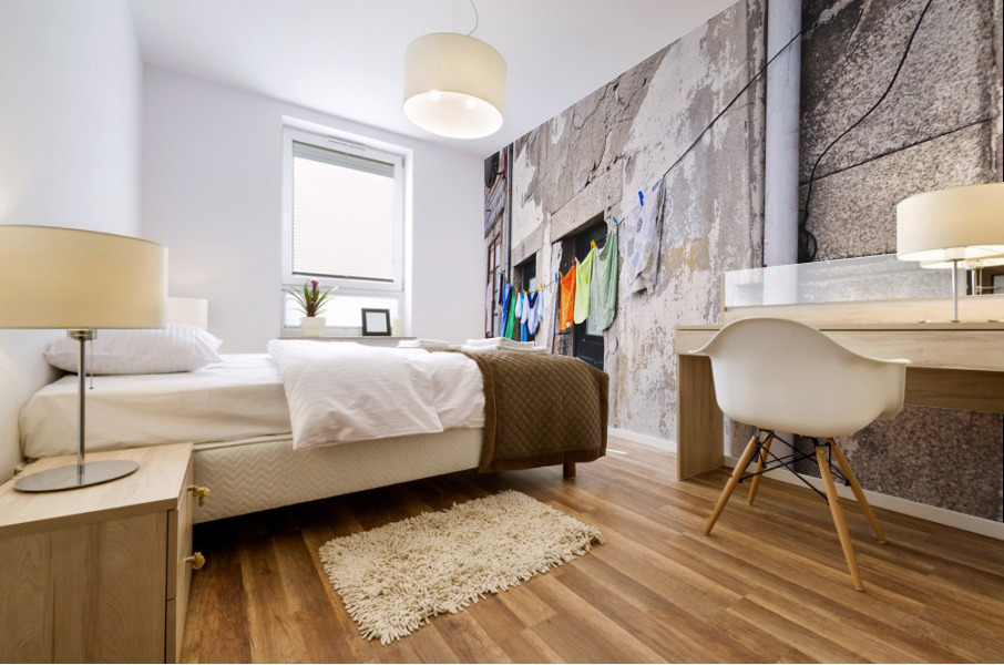 Clean and dry III Mural print
