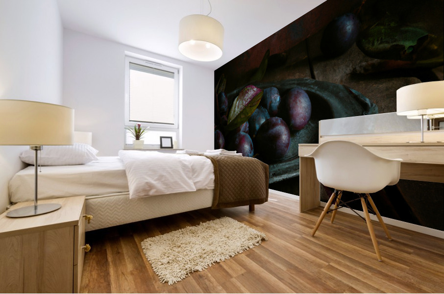 Dark plums I Mural print