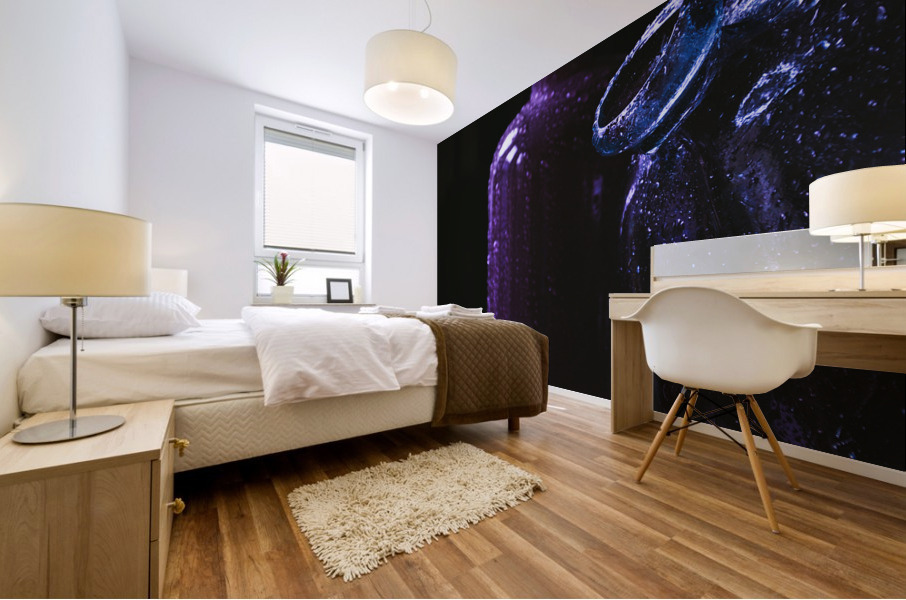 Glass bottles Mural print
