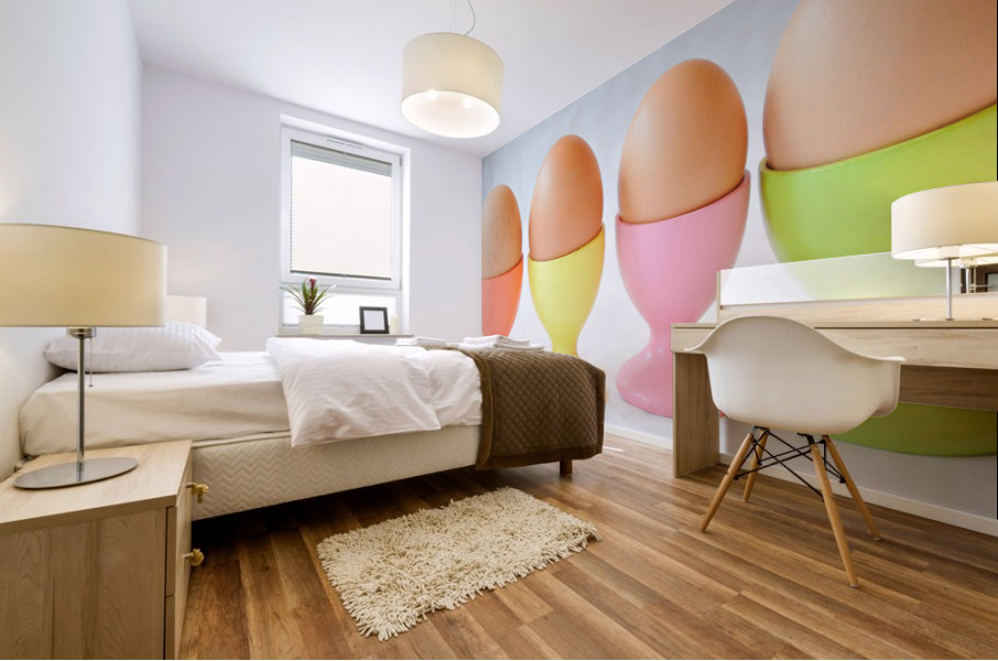 Easter eggs Mural print