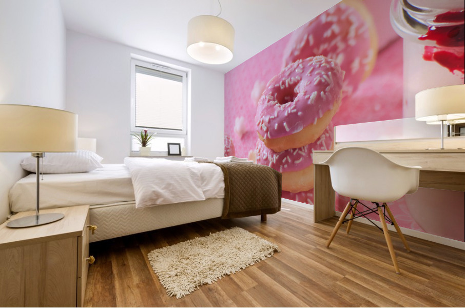 Pink Milkshake II Mural print