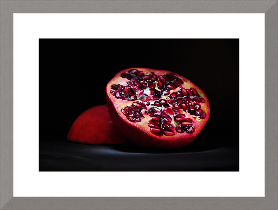 Filled with rubies Picture Frame print