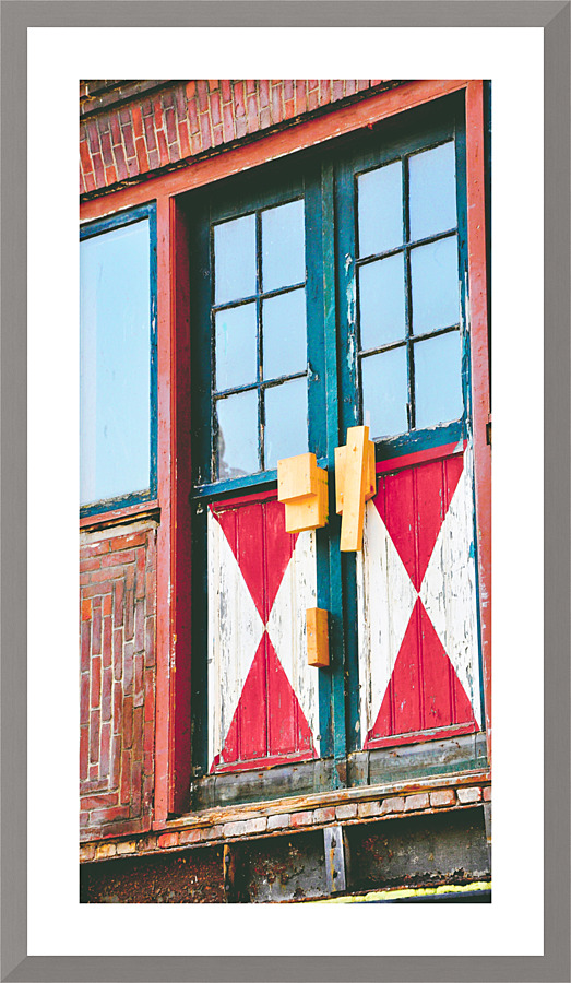 Work under construction Picture Frame print