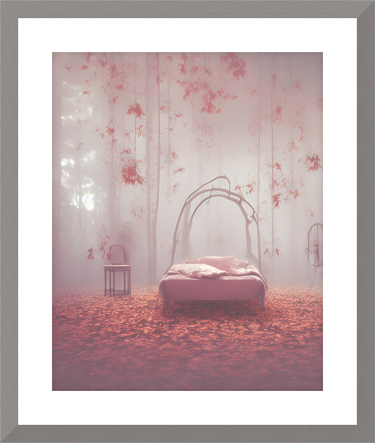 Soft Pink Picture Frame print